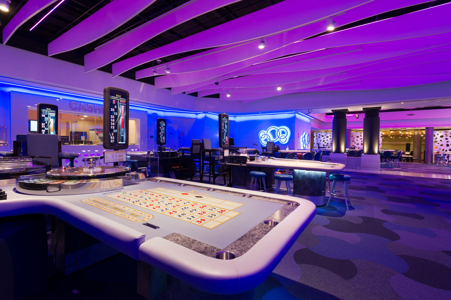 Sala de casino moderna