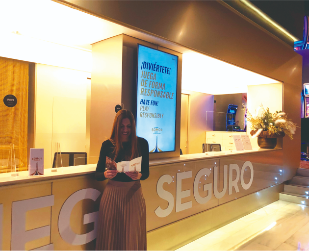 Punto de información sobre juego responsable